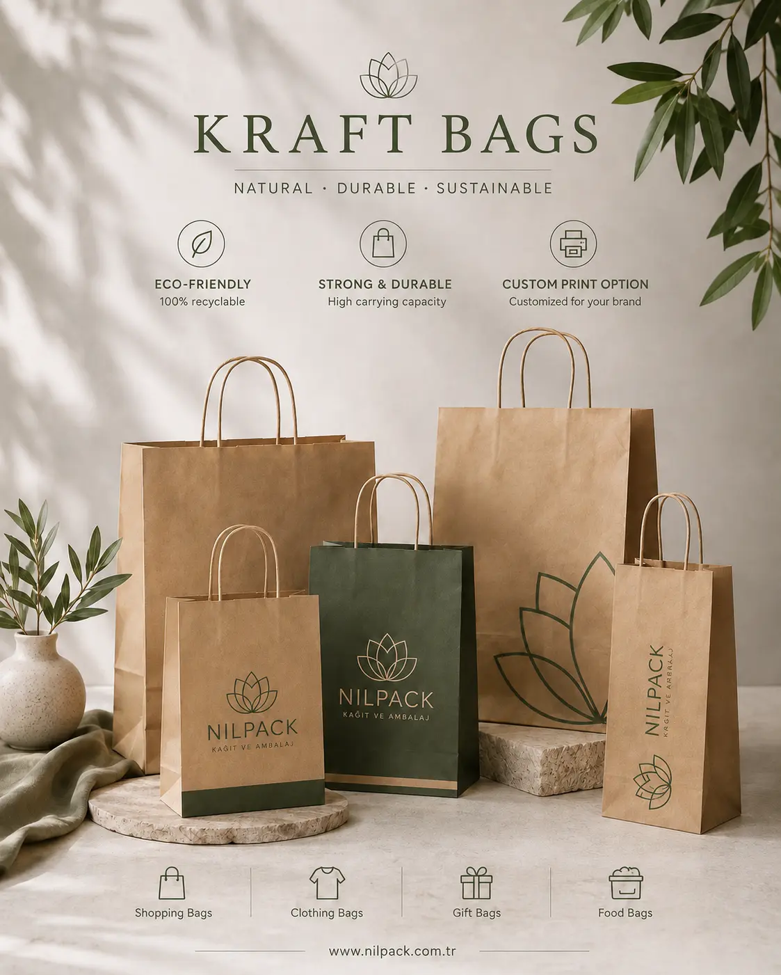 Custom kraft packaging